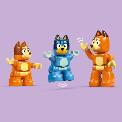 LEGO DUPLO Bluey 10459 Blueys hus med huskespill