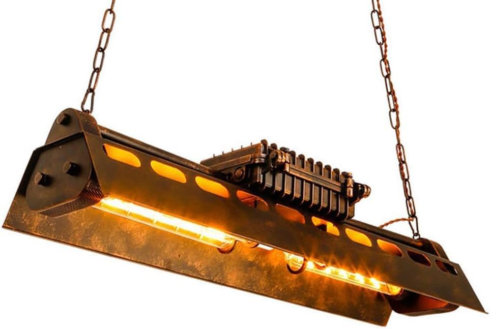 H.W.S Vintage Pendelleuchte industrial Eisen-Stil Hängelampe Esstisch E27 Pendellampe Retro Hängeleuchte Höhenverstellbar Kronleuchter Rostfarbe für Wohnzimmer Esszimmer schlafzimmer küche (Ø 80 Cm)