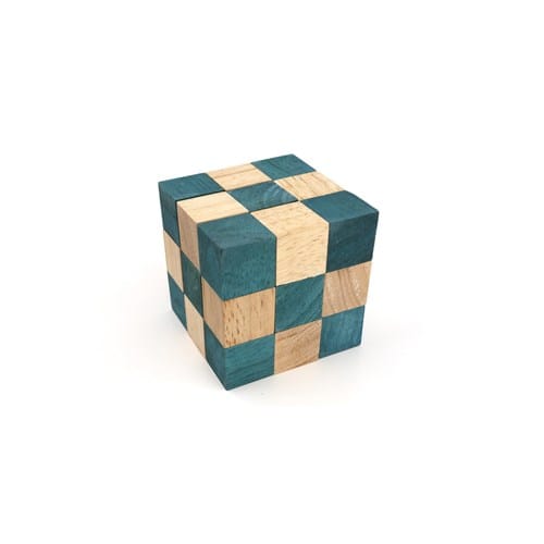 Casse-tête le cube serpent s turquoise