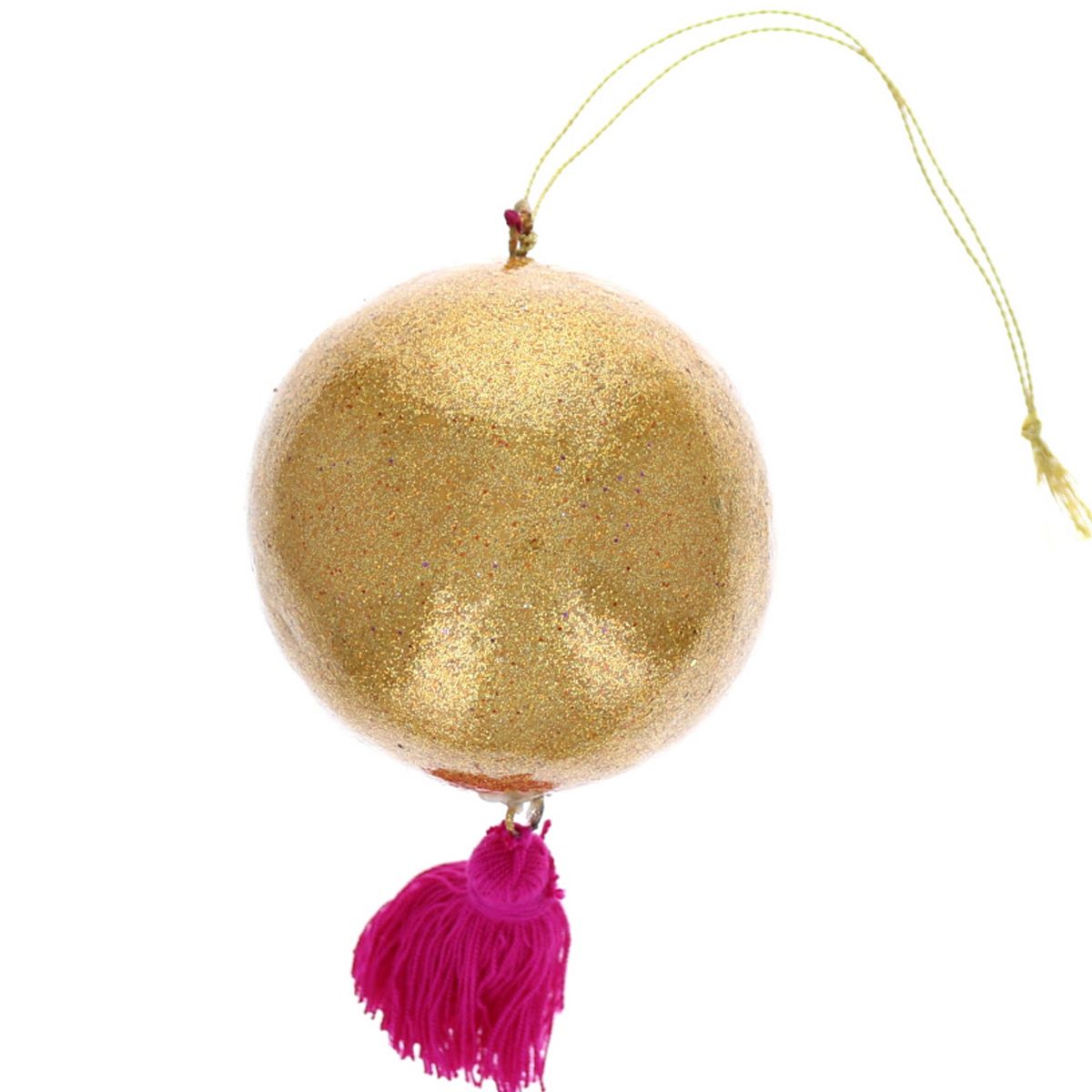 Boule de Noël paillettes dorées Pondie Chérie