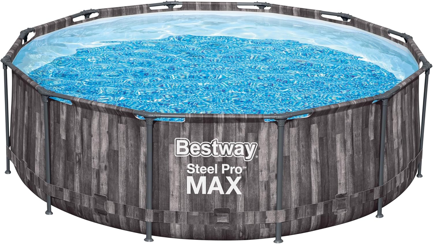 Bestway 5614X Pool Fuori Terra Steel Pro Max 366 x 100 cm, Blau