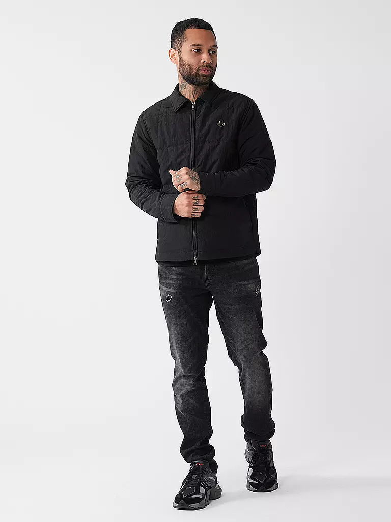 FRED PERRY Blouson schwarz