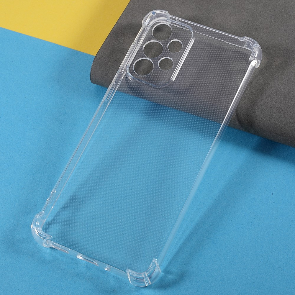 Samsung Galaxy A33 5G Gummi Hülle Case Slim Design mit Air Cushion Fallschutz - Transparent