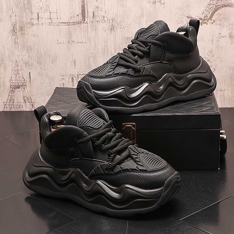 Mr Ozera - Platform Two Tone Veterschoenen