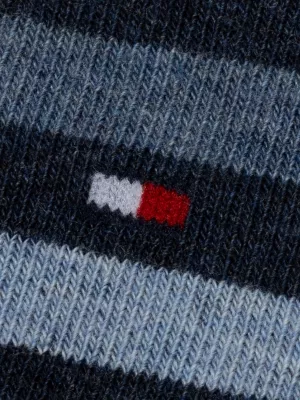 Pacote com 2 pares de meias clássicas listradas