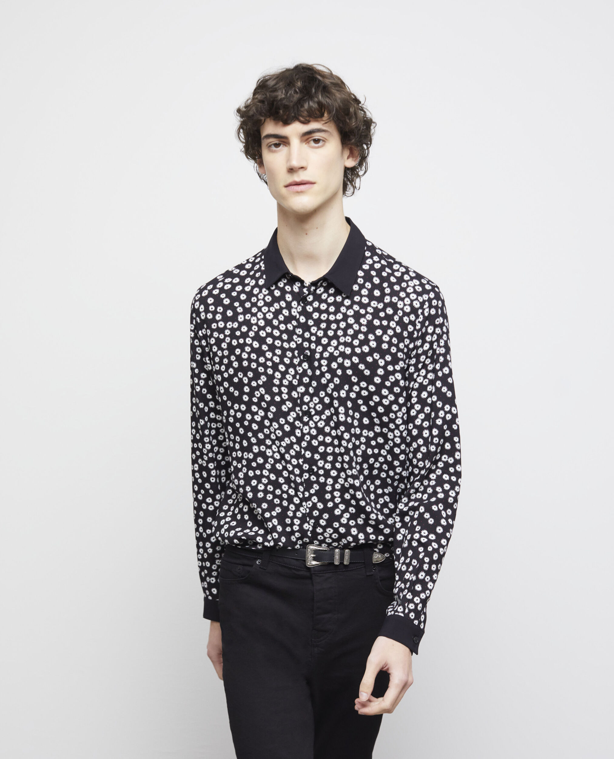 Chemise col classique imprimée