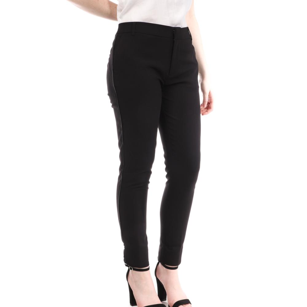 Teddy Smith Pantalon Noir Femme Teddy Smith City Slit