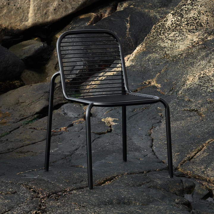 Normann Copenhagen - Vig Outdoor Stuhl, dunkelgrün