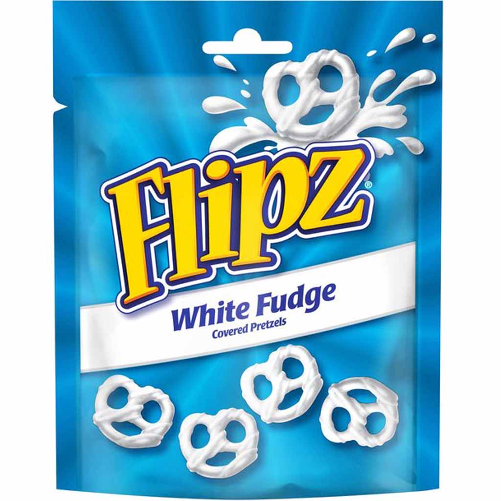 Flipz Brezeln white Fudge 90g MHD:4.1.25