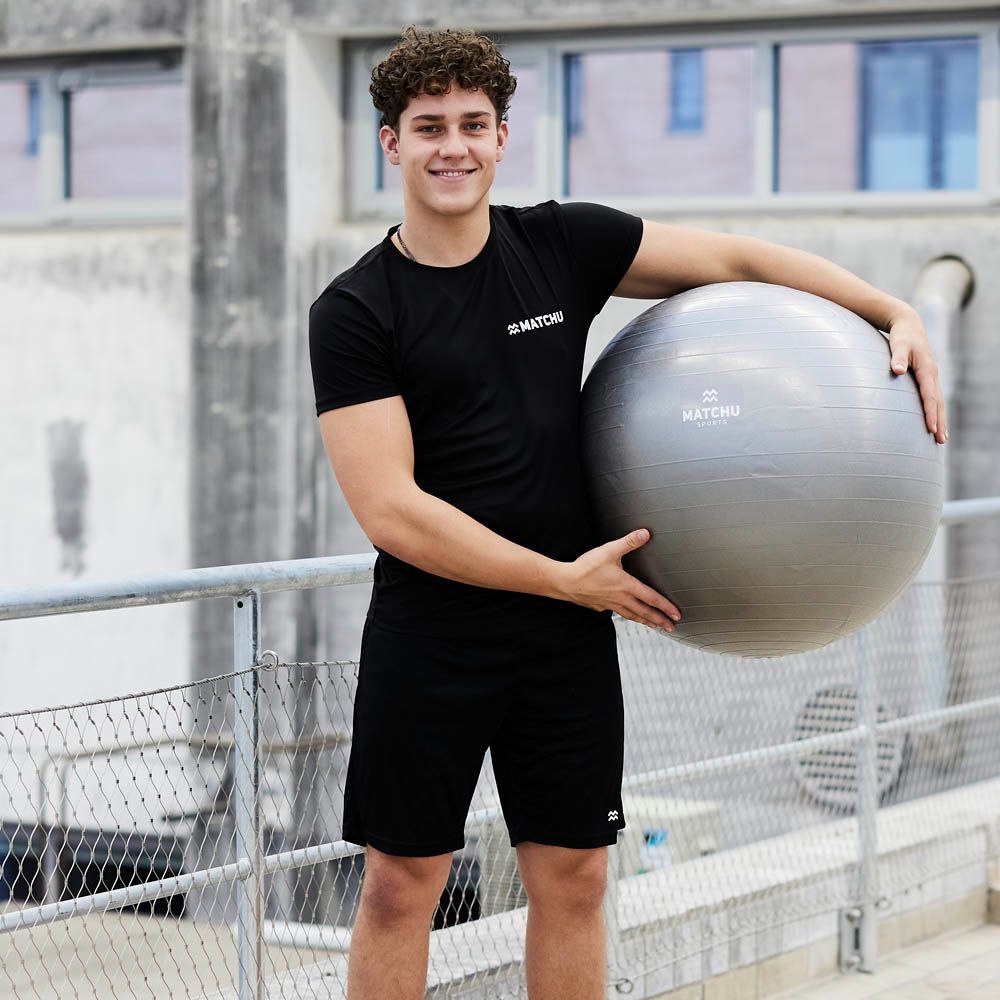 Matchu Sports - Gymnastikball - Sitzball - Pilatesball 65 cm