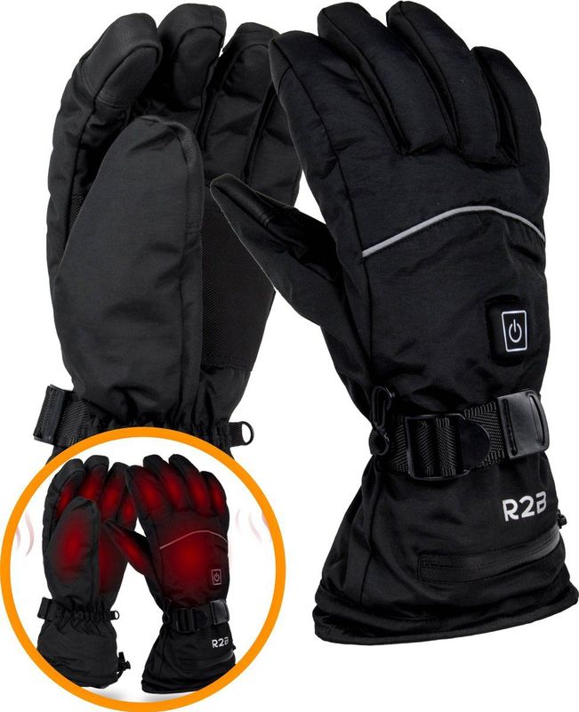 R2B Verwarmde Handschoenen oplaadbaar - Maat XXL - Waterdicht - Elektrische Handschoenen Winter - Touchscreen Handschoenen Heren & Dames - Model 'Leuven'