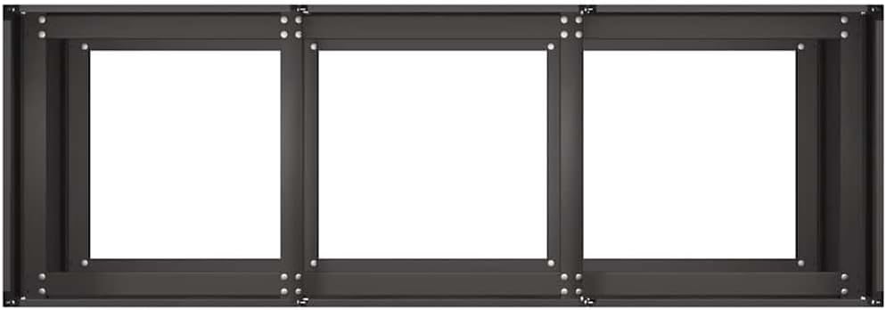 vidaXL Pflanzkübel Schwarz 120x40x80 cm Kaltgewalzter Stahl, Pflanzschale, Garten-Garten-Pflanzkübel, Outdoor-Pflanzgefäß, Hochbeet, Pflanzgefäß