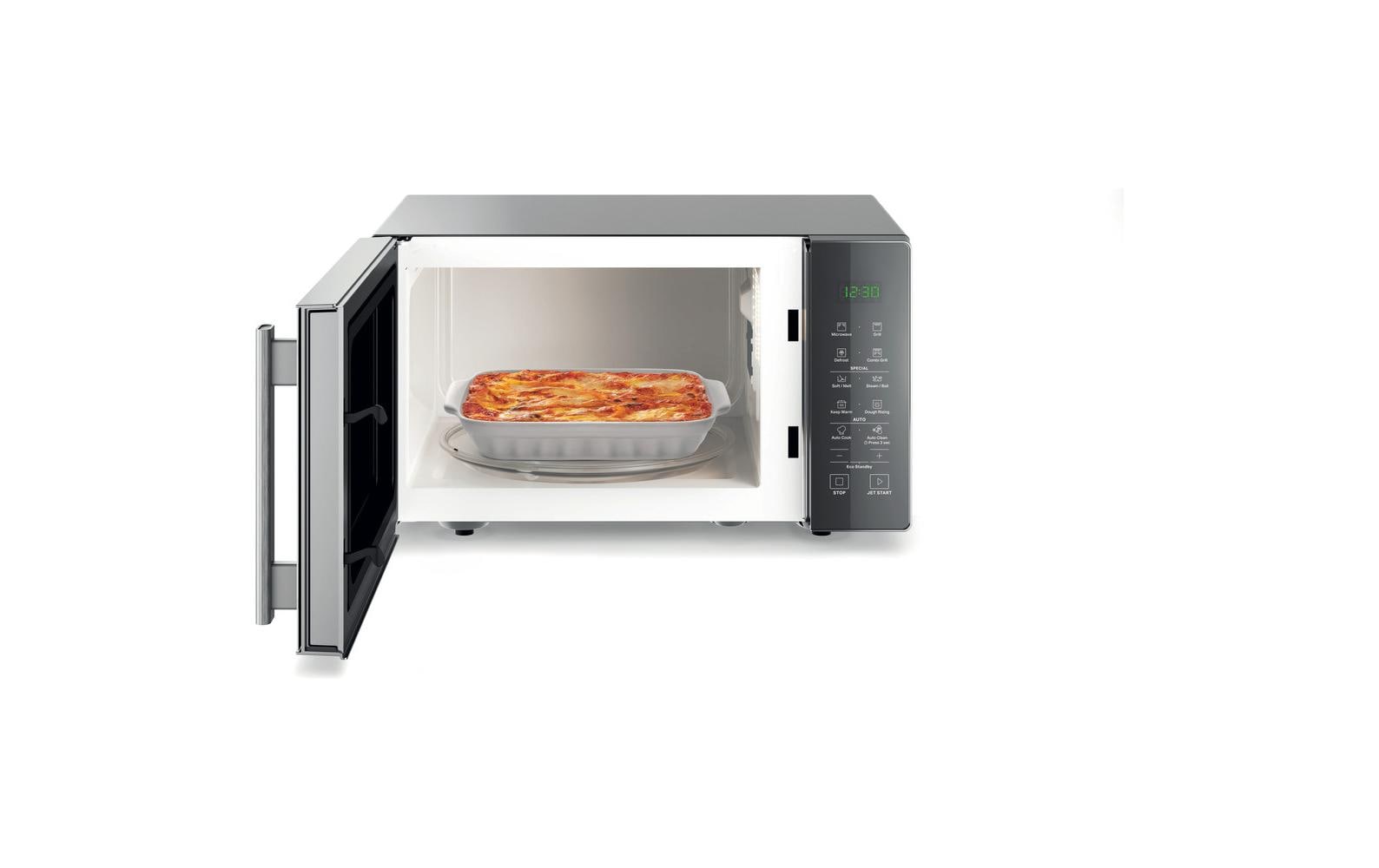 Mikrowelle mit Grill MW 254 SM Schwarz<br>Freistehender Mikrowellenherd mit Grillfunktion