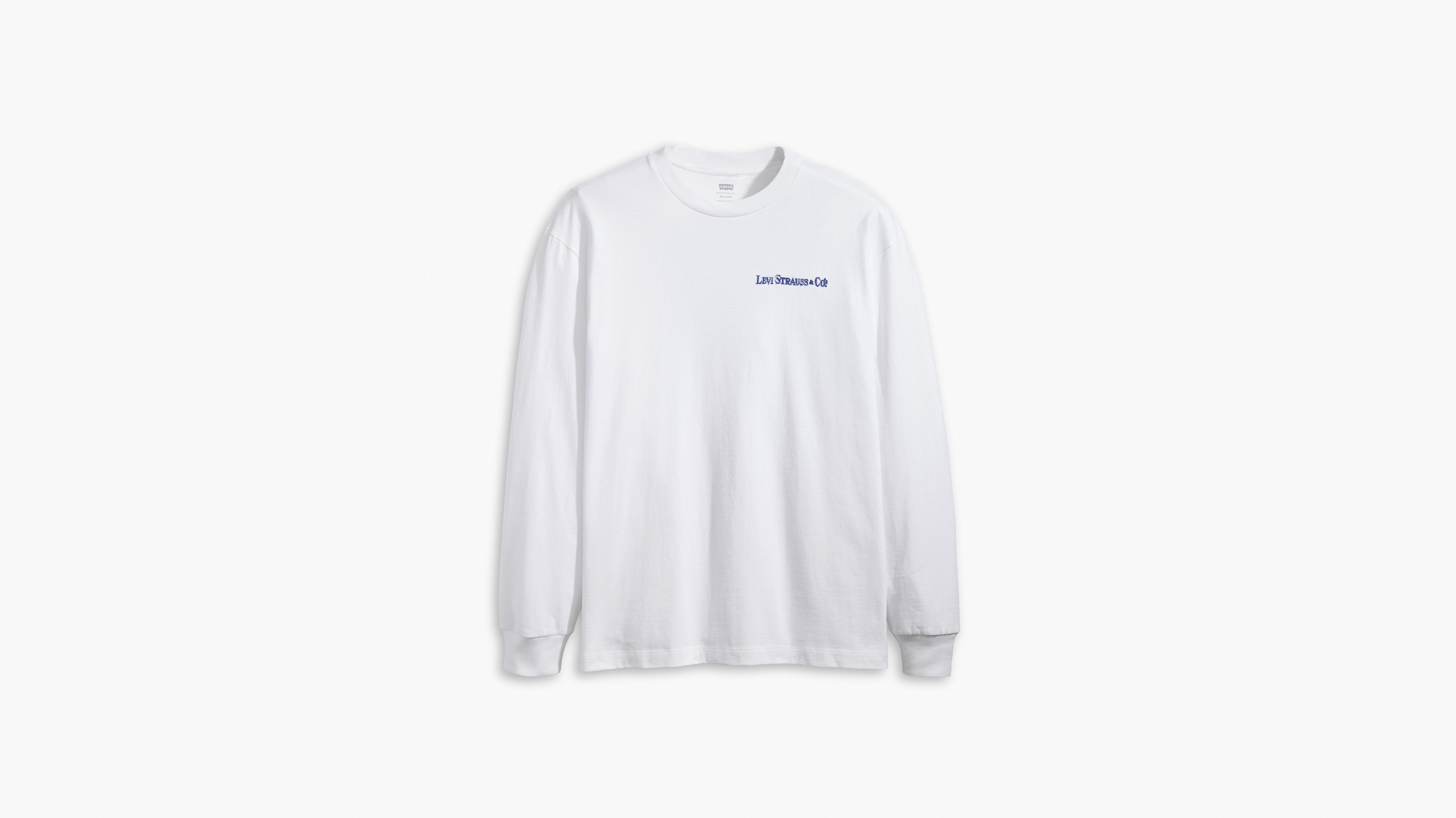 T-shirt manche longue graphique Authentic - Western Cowboywhite+ - Blanc