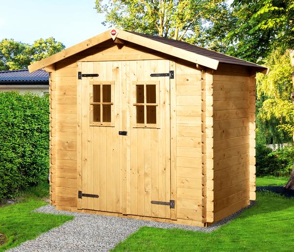 Weka Gartenhaus Donau, ca. B239/H213/T178 cm