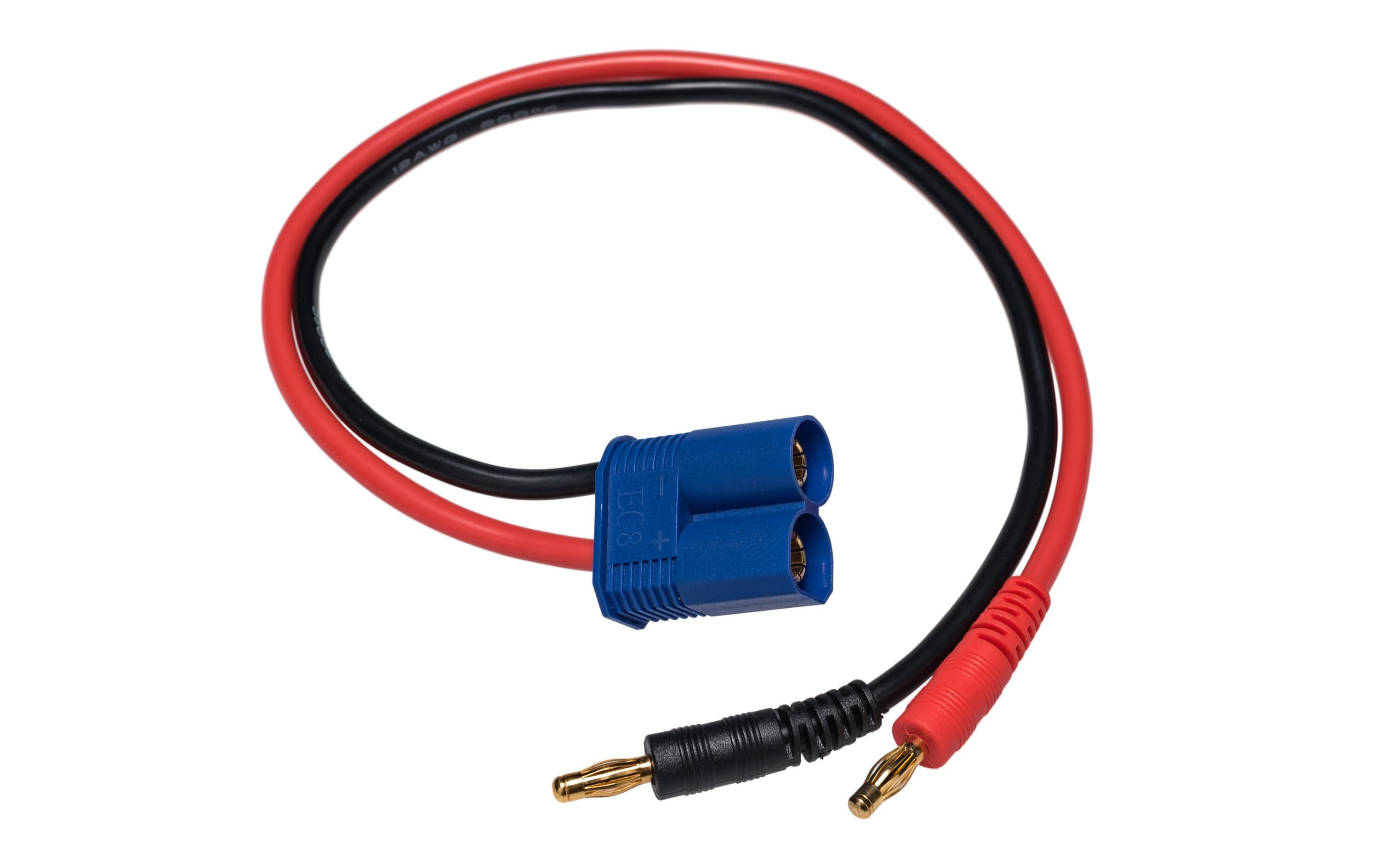 Ladekabel 4 mm Bananenstecker zu EC8Ladekabel