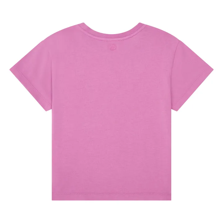 SMALLABLE BASICS T-Shirt Fille Coton Bio | Rose bonbon
