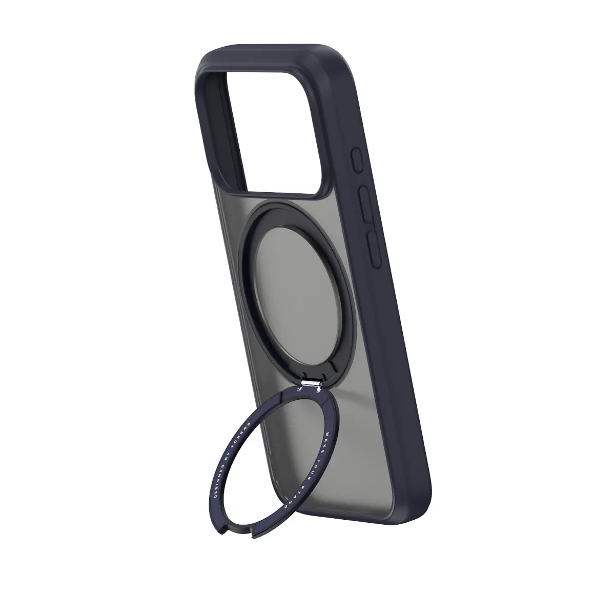 iPhone 17 Pro Max Upro Ostand Pro MagSafe Hybrid Hardcase Hülle Ring Stand   Kickstand - Schwarz
