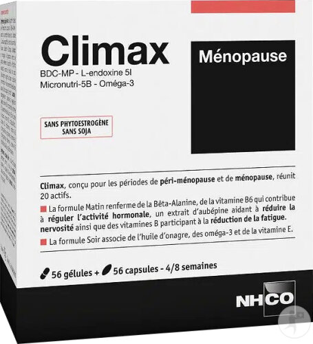 NHCO Climax Ménopause 56 Gélules Et 56 Capsules