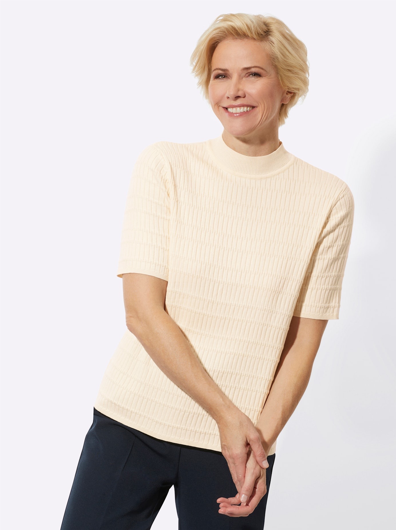 Classic Kurzarmpullover »Pullover«