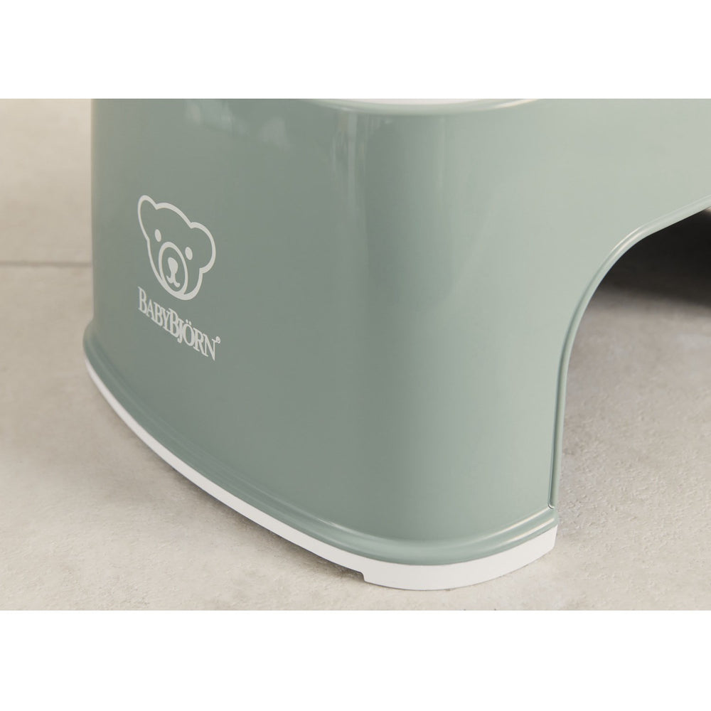 Køb BabyBjörn Grey Green/White Børnetaburet