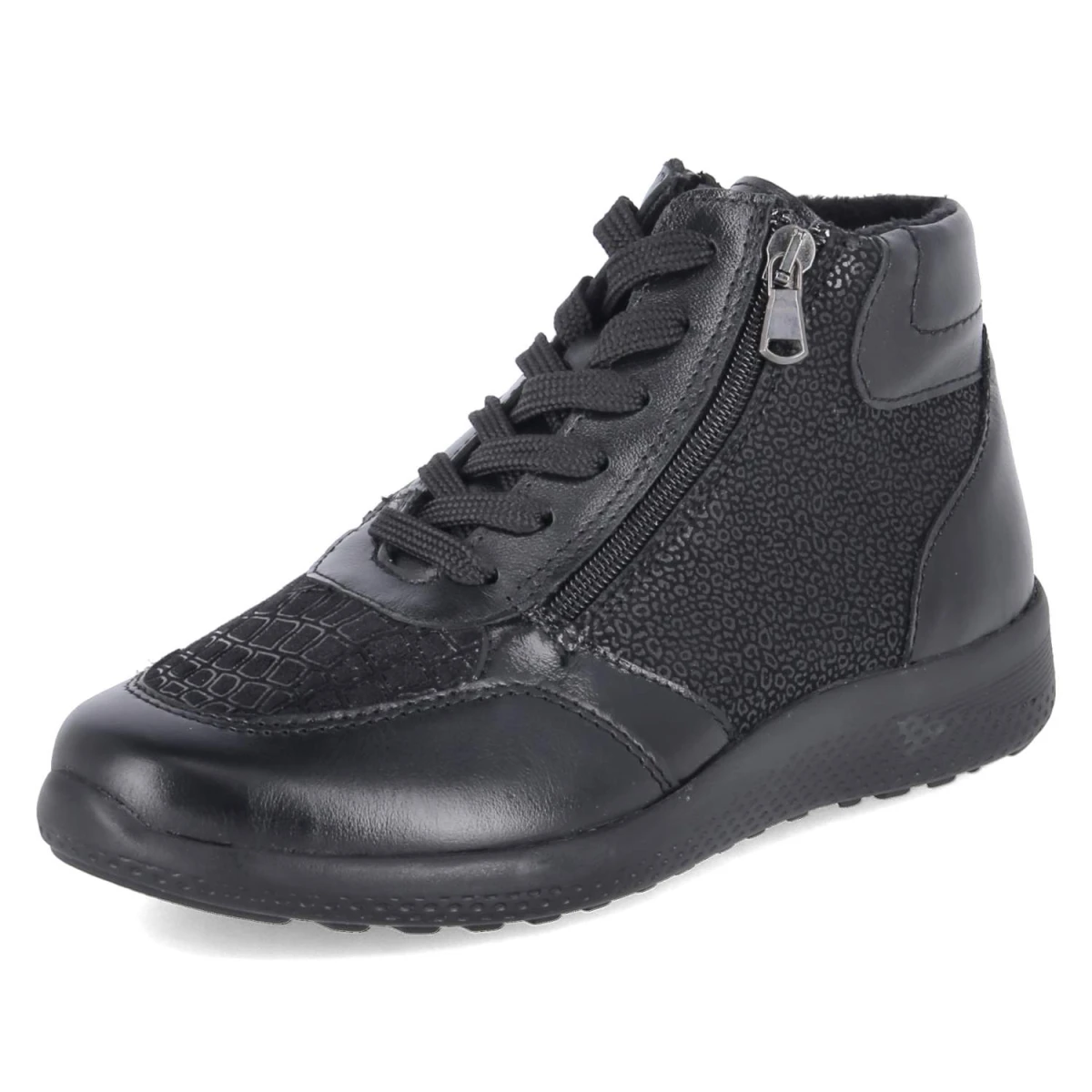 BelianaSchnürboots KIRA 24 - black metall