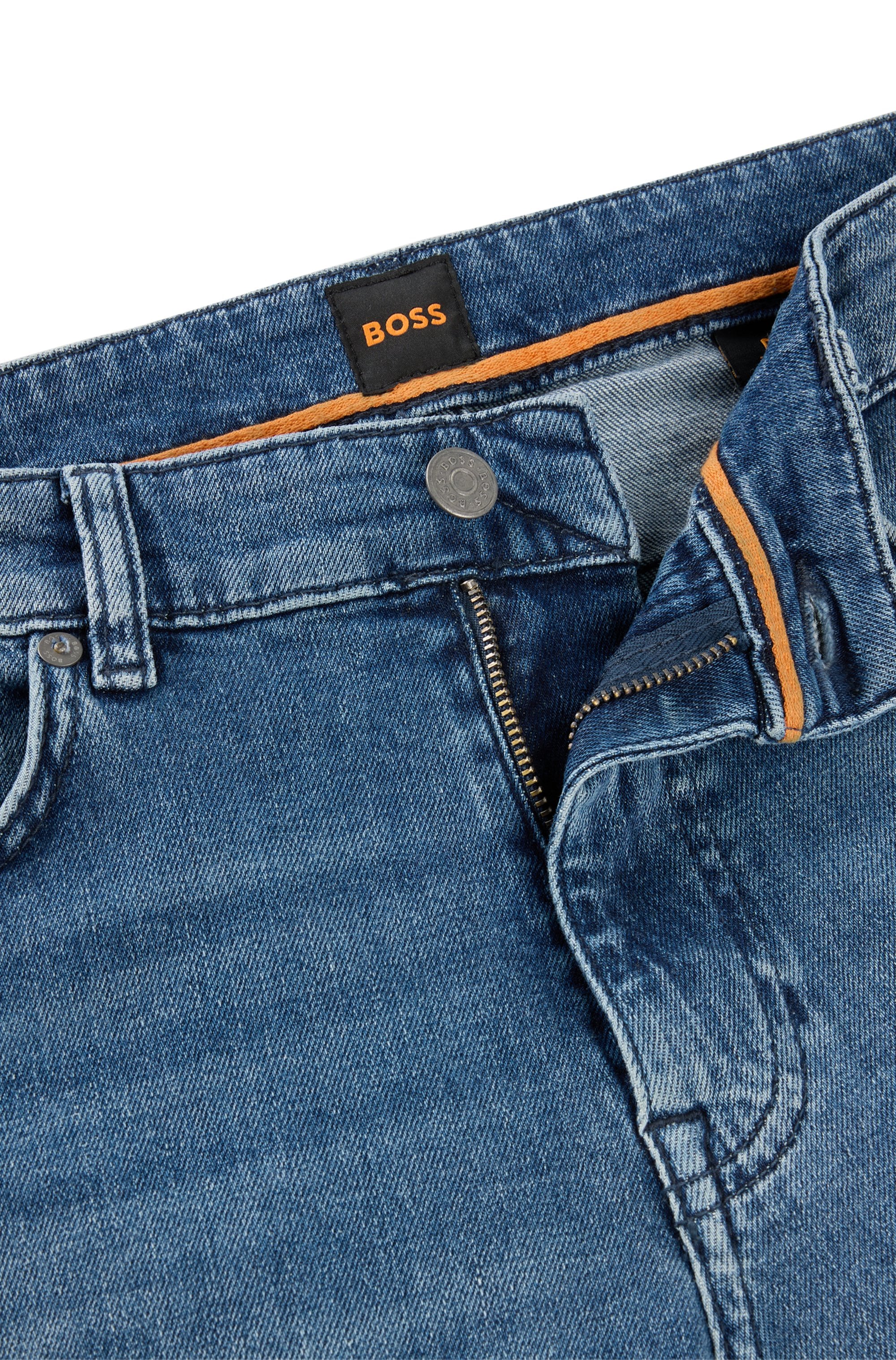 BOSS ORANGE Slim-fit-Jeans »Delaware«, mit normaler Bundhöhe