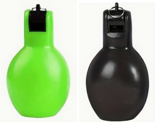 2-pakning håndfløyte - Hand Squeeze Whistles Trainer