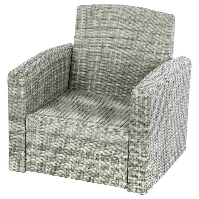 Fauteuil de salon de jardin POLYNÉSIA Havane