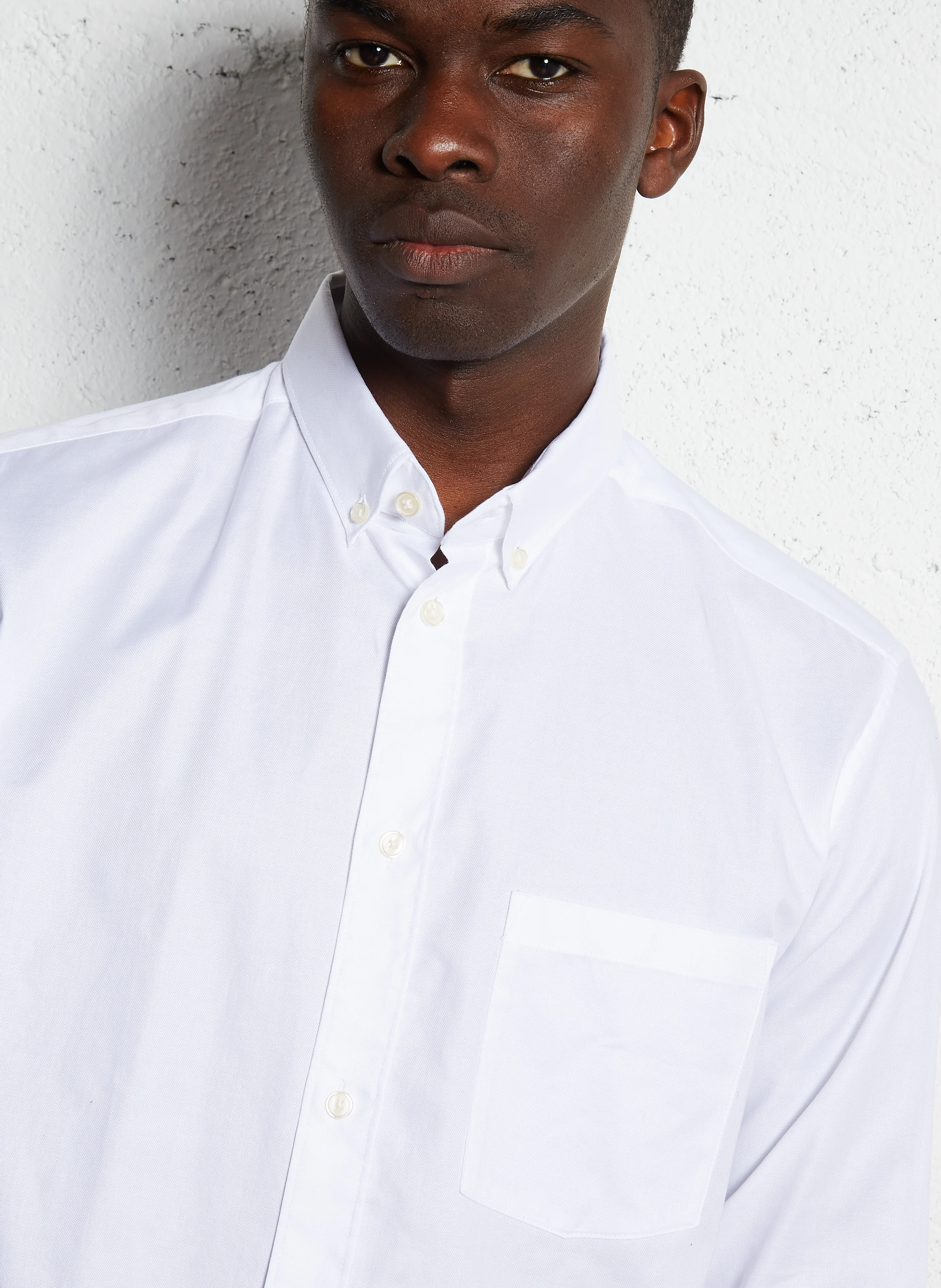 EUGAN - Chemise regular en coton | Blanc
