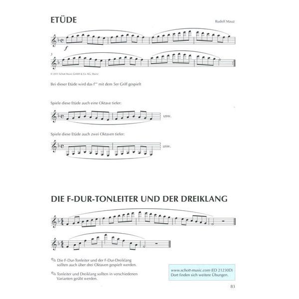 Schott Klarinette Spielen Hobby 3