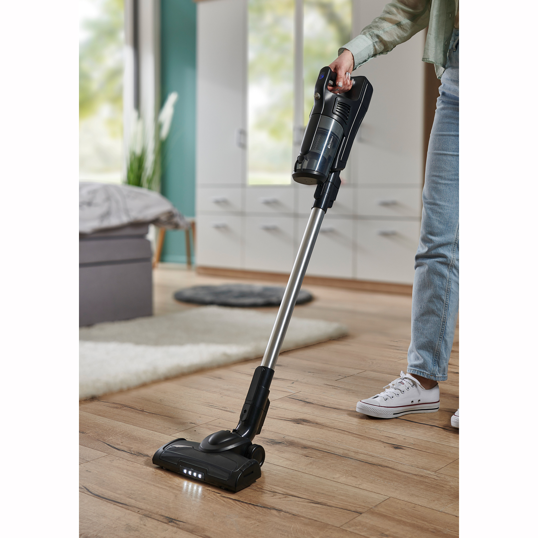 2in1 Akku-Staubsauger - schwarz matt - 2 Geschwindigkeiten