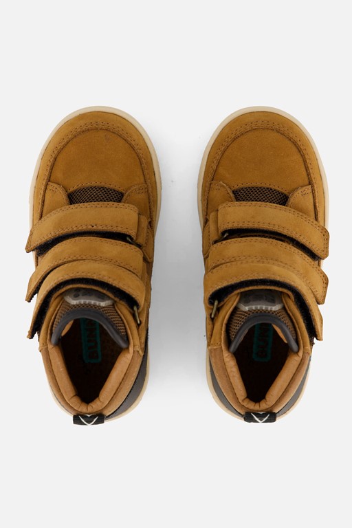 BunniesJR Velcro Sneakers cognac Leer