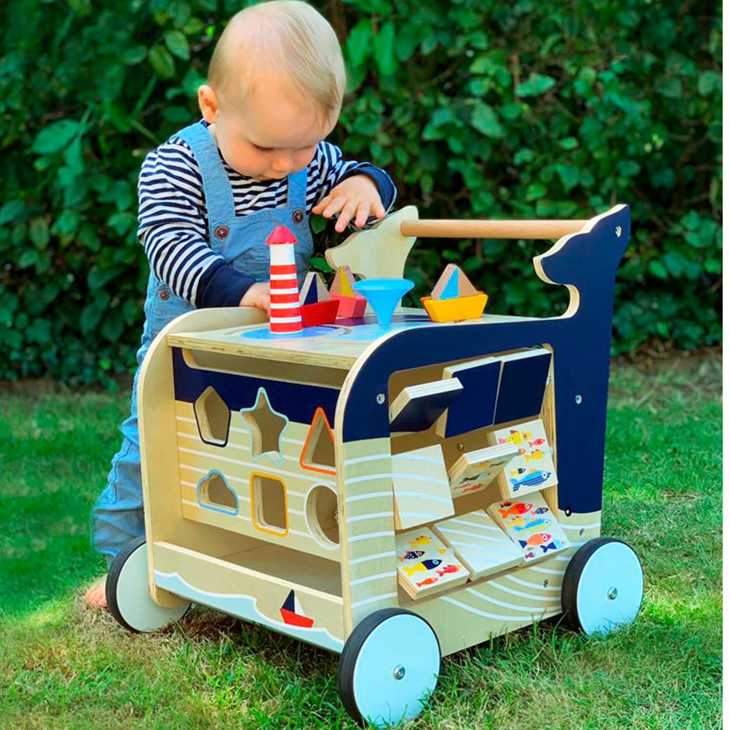 small foot Lauflernwagen Wal