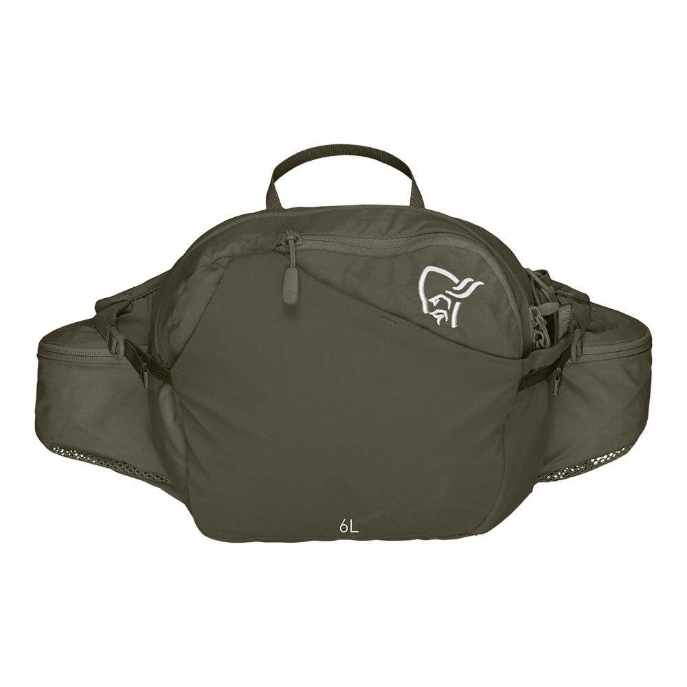 Norrona HIP PACK 6L - Sac banane olive night
