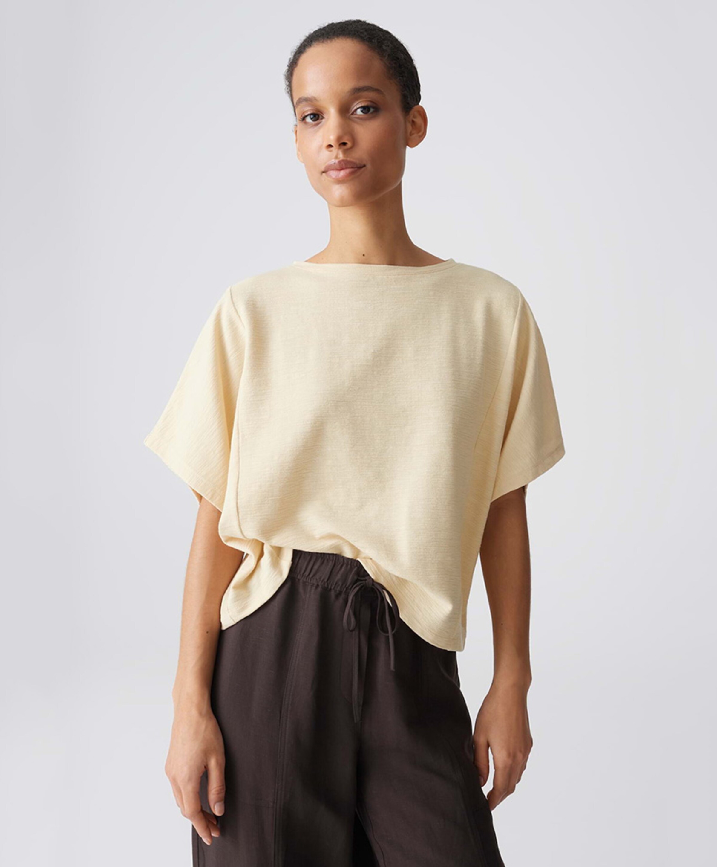 OPUS Dames T-shirt geel