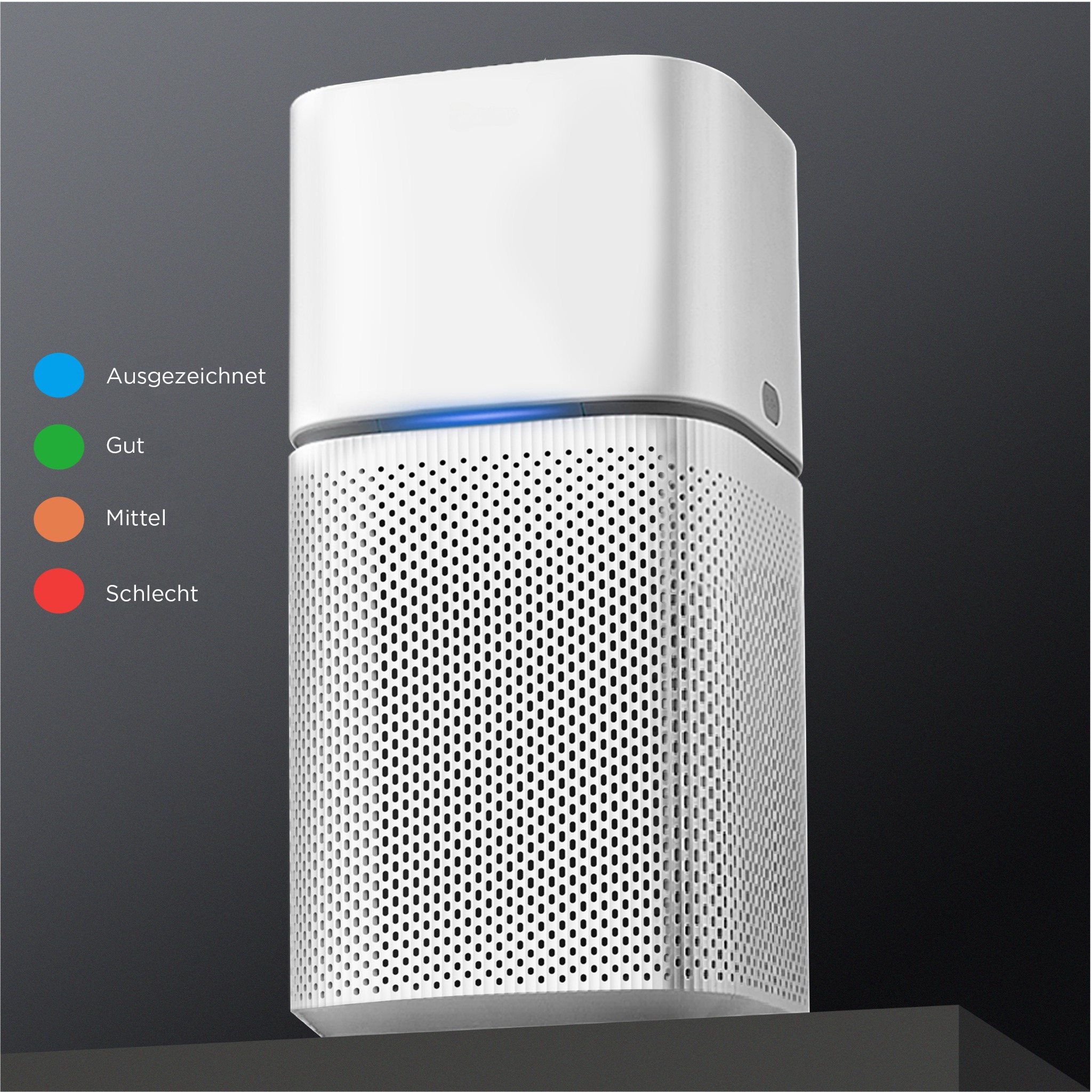 Hanseatic Luftreiniger »»KJ400« mit Digitalanzeige« für 104 qm Räume 35W, Top Filtersystem für Allergiker mit Ionentechnologie