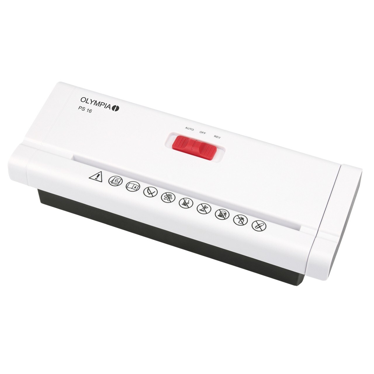 OLYMPIA PS 16 Aufsatzaktenvernichter, Weiß