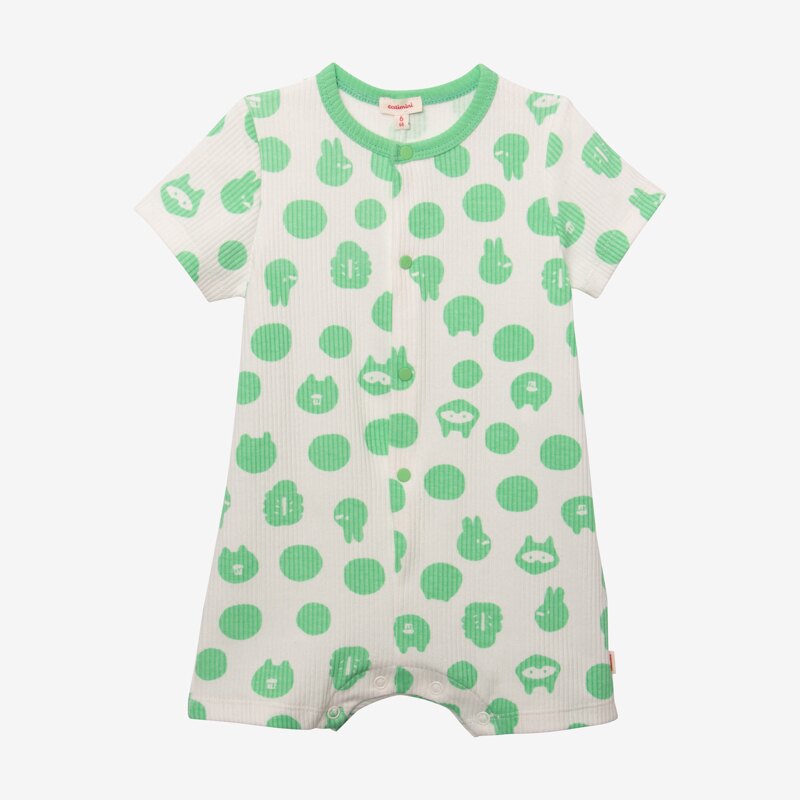 Combinaison bébé pois ludiques beige Catimini Beige