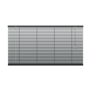 GAMMA aluminum jaloezie 25 mm antraciet (kleurnr. 226) 120x130 cm (bxh)