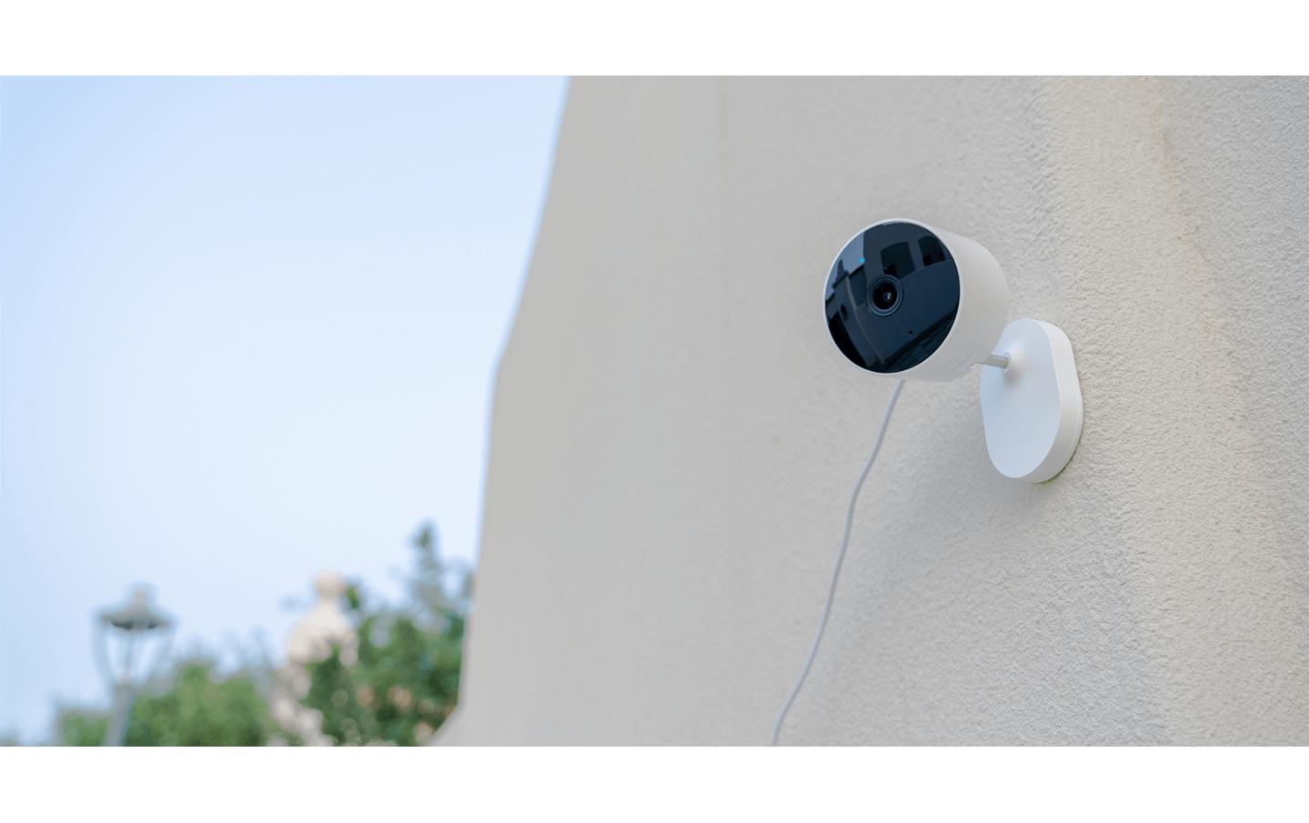 Netzwerkkamera Aussenkamera AW200IP65 | Innen-/Aussenbereich | Zwei-Wege-Sprachanrufe Bewegungserkennung | Funktioniert mit Alexa & Google Home | Abnehmbare Basis | Zeitrafferaufnahmen