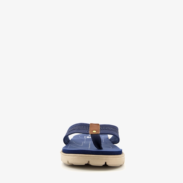 Heren teenslippers blauw