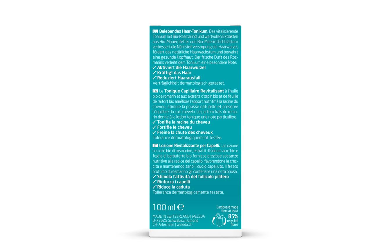 Haartonic Belebend 100 mlNatürliches Haartonic für dünner werdendes Haar