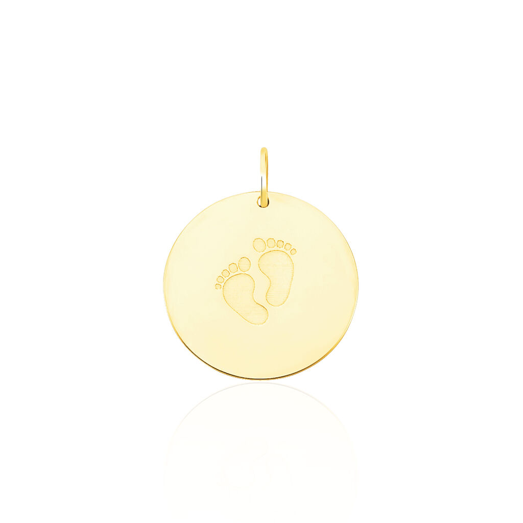 Pendentif Pastille Or Jaune