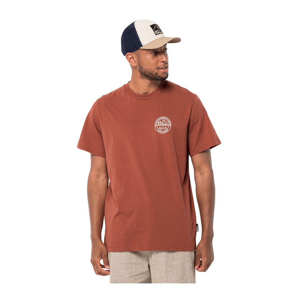 Jack Wolfskin CAMPFIRE - Tee-shirt Homme barn red