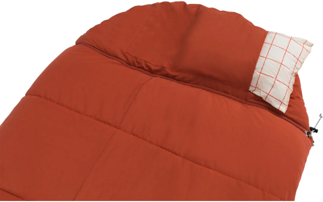 Camper Lux Deckenschlafsack rot bis 200 cm