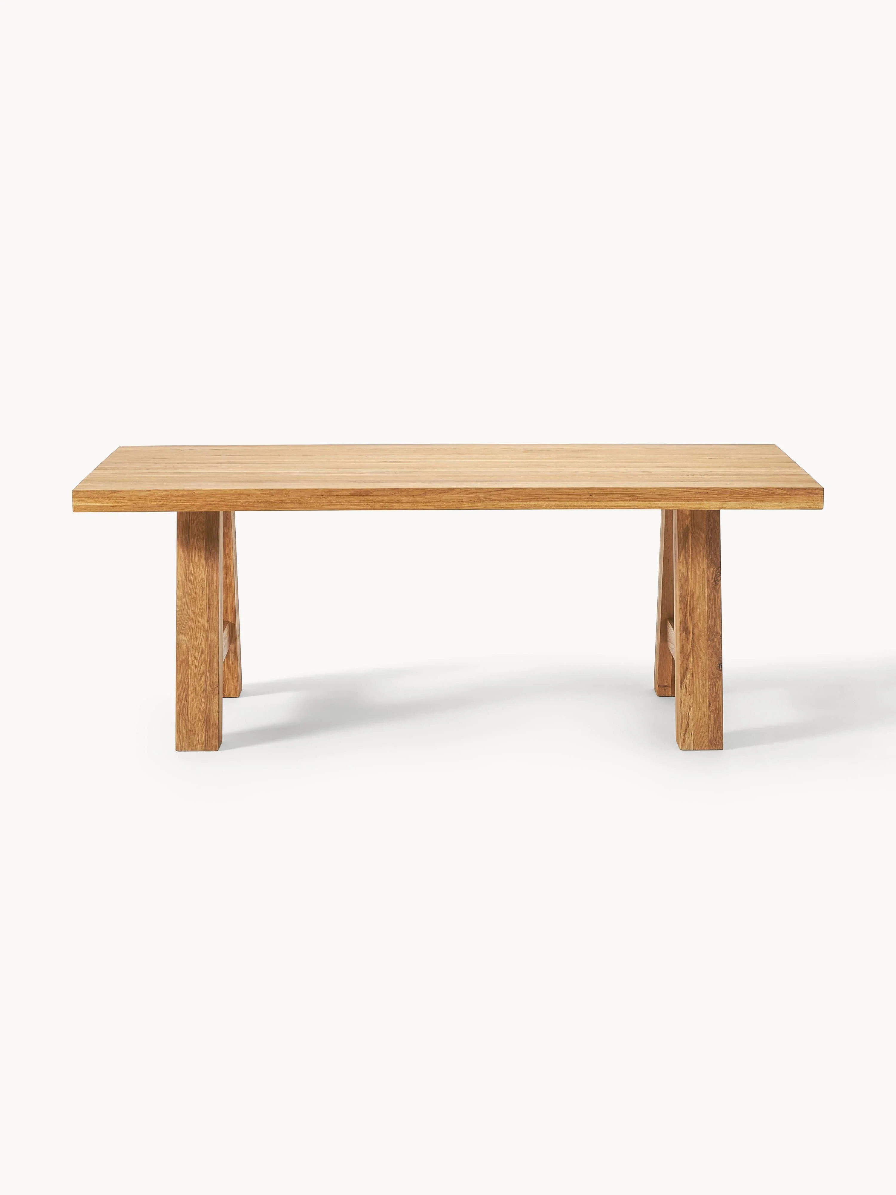 Eettafel Ashton van eikenhout, in verschillende formaten