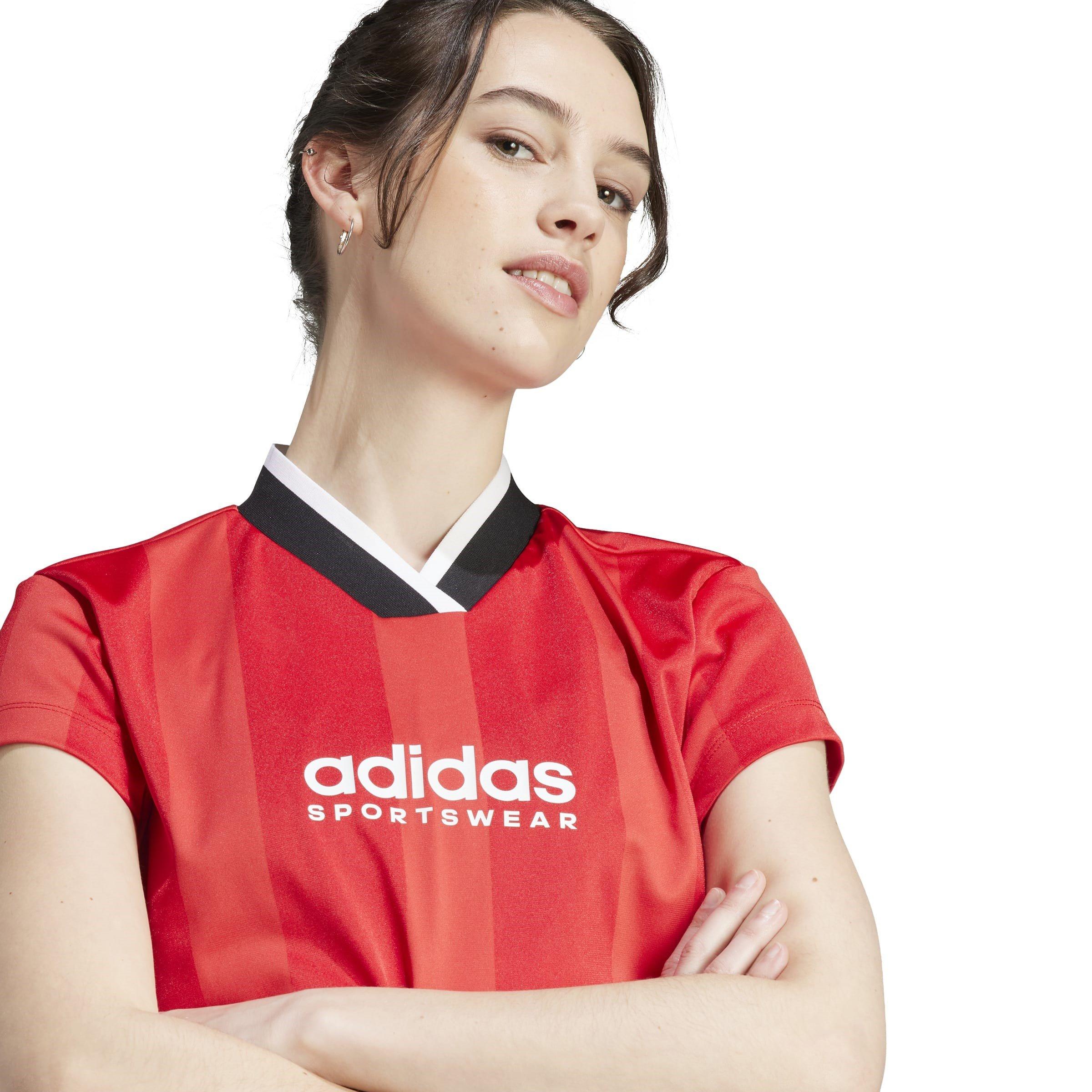 adidas Tiro Colorblock Crop T Shirt Womens