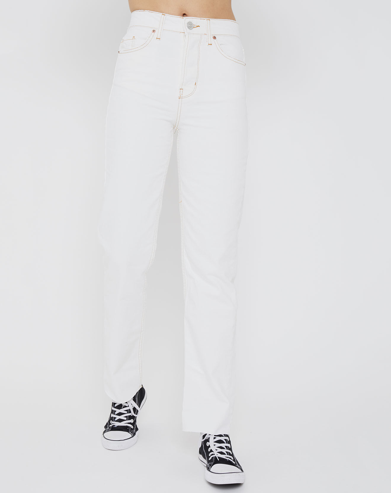 BDG by Urban Outfitters Jean Droit 100% Coton Bio pax blanc