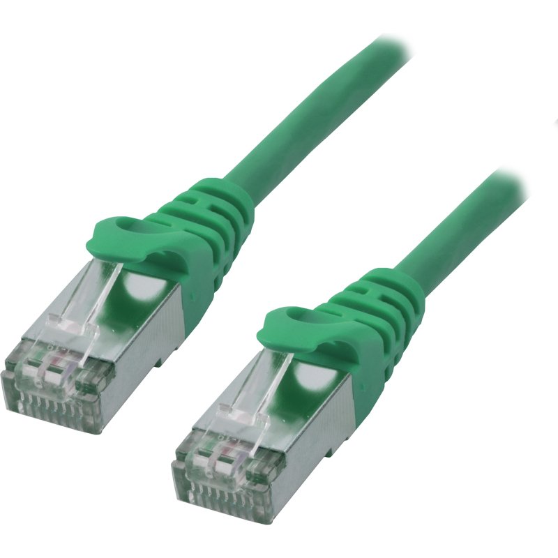 MCL Cable RJ45 Cat6 10.0 m Green câble de réseau Vert 10 m F/UTP (FTP)